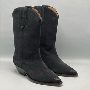 Isabel Marant Duerto Suede Western Cowboy Boots size 37